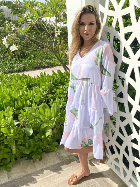 The Tiered Dress - Palm Breeze dubai outfit dress brunch fashion mums