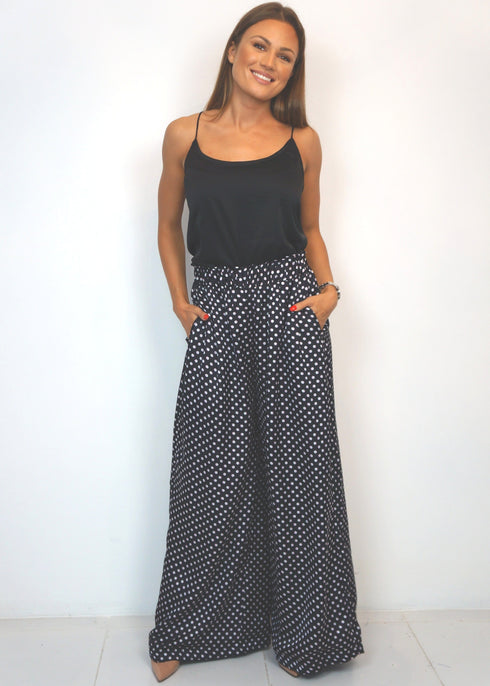 The Tivoli Trousers - Midnight Blush dubai outfit dress brunch fashion mums