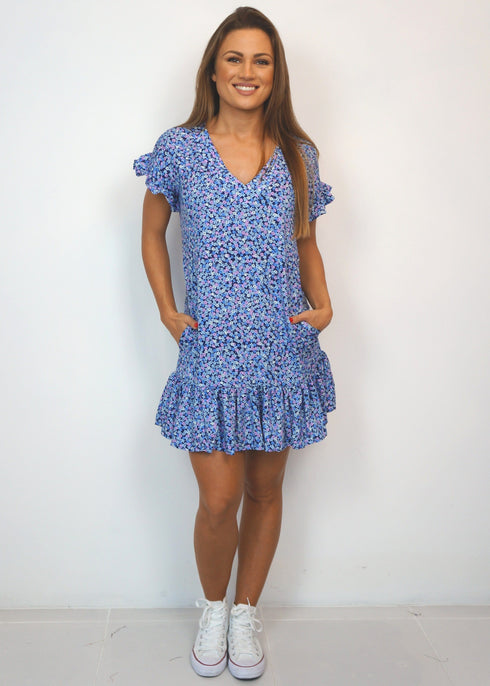 The V Flirty Anywhere Dress - Ditsy Lilac... dubai outfit dress brunch fashion mums