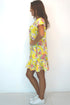The V Flirty Anywhere Dress - Summer Yellow Floral dubai outfit dress brunch fashion mums
