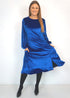 The Velvet Pixie Dress - Blue Velvet dubai outfit dress brunch fashion mums