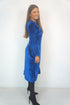 The Velvet Pixie Dress - Blue Velvet dubai outfit dress brunch fashion mums