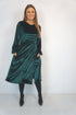 The Velvet Pixie Dress - Green Velvet dubai outfit dress brunch fashion mums