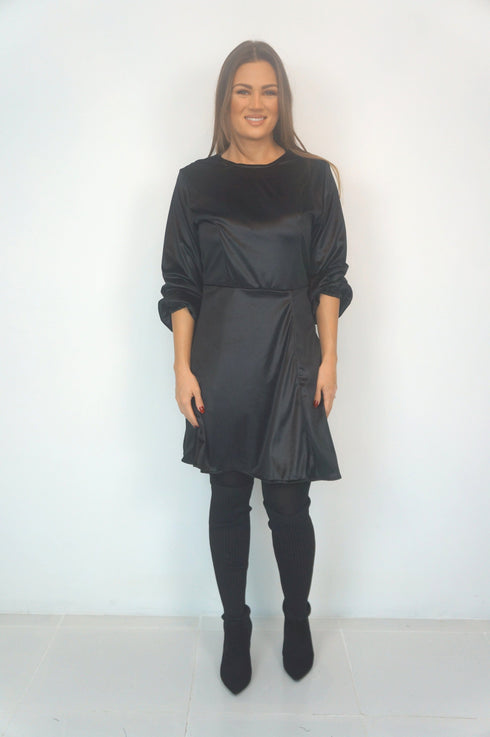 The Velvet Short Pixie Dress - Back Velvet dubai outfit dress brunch fashion mums