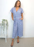 The Wrap Jumpsuit - Painted Riviera dubai outfit dress brunch fashion mums