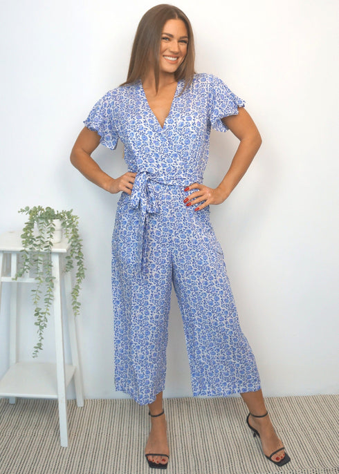 The Wrap Jumpsuit - Painted Riviera dubai outfit dress brunch fashion mums