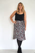 The Wrap Skirt - Grey Maroon Animal dubai outfit dress brunch fashion mums