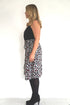 The Wrap Skirt - Grey Maroon Animal dubai outfit dress brunch fashion mums