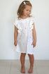 Top The Little Fifi Ruffle Dress - Mini White Beach dubai outfit dress brunch fashion mums