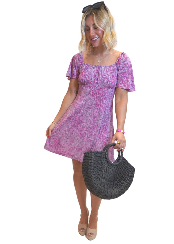 The Fairground Dress - Pink Splash