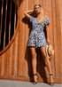 The Tasha Playsuit - Black Bouquet