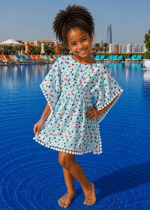 Beach Kaftan The Little Kaftan - Aztec Mints dubai outfit dress brunch fashion mums