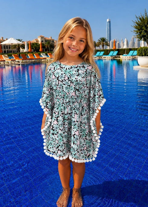 Beach Kaftan The Little Kaftan - Chalked Garden dubai outfit dress brunch fashion mums