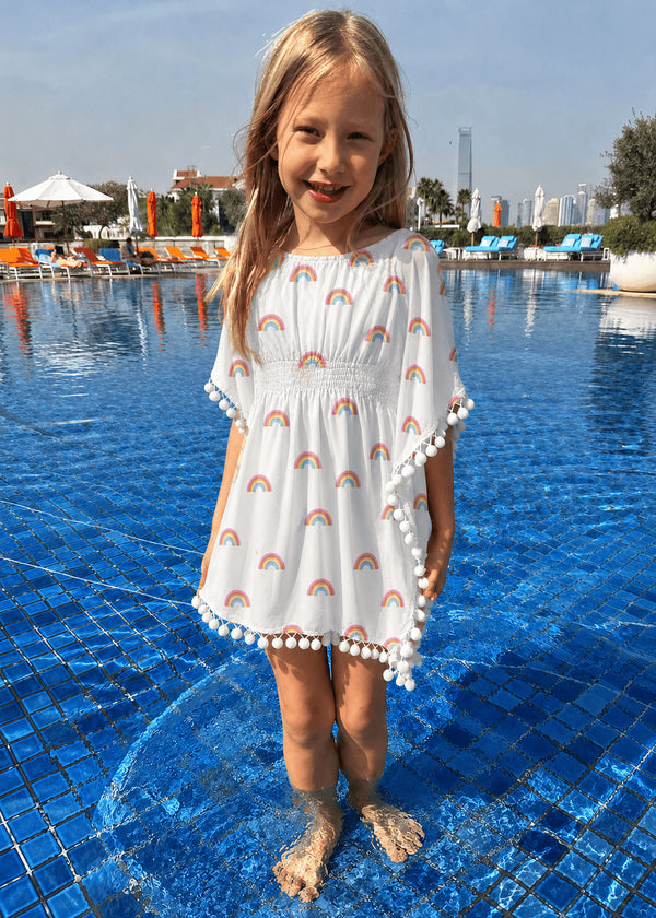 Beach Kaftan The Little Kaftan - Rainbow Bright dubai outfit dress brunch fashion mums