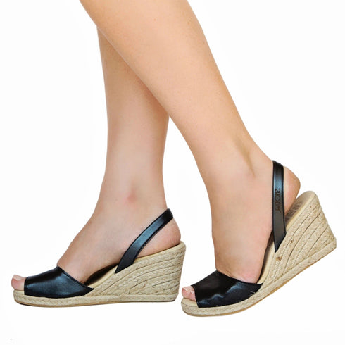 Charcoal Classic Espadrille Wedges - Charcoal dubai outfit dress brunch fashion mums