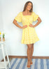 Dress The Daisy Dress - Lemonade Polka dubai outfit dress brunch fashion mums