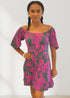Dress The Fairground Dress - Pink Garden dubai outfit dress brunch fashion mums