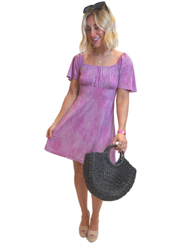 Dress The Fairground Dress - Pink Splash dubai outfit dress brunch fashion mums