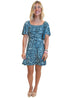 Dress The Fairground Dress - Turquoise Animal dubai outfit dress brunch fashion mums