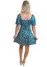 Dress The Fairground Dress - Turquoise Animal dubai outfit dress brunch fashion mums