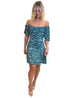 Dress The Fairground Dress - Turquoise Animal dubai outfit dress brunch fashion mums