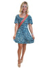 Dress The Fairground Dress - Turquoise Animal dubai outfit dress brunch fashion mums