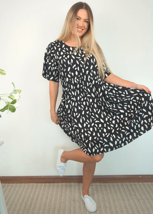 Dress The French Dress - Wild Abstract dubai outfit dress brunch fashion mums
