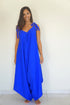 Dress O/S The Harem Jumpsuit - Royal Blue dubai outfit dress brunch fashion mums