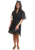 Dress The Lucia Dress - Black Chiffon dubai outfit dress brunch fashion mums