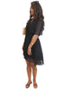 Dress The Lucia Dress - Black Chiffon dubai outfit dress brunch fashion mums