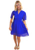 Dress The Lucia Dress - Royal Blue Chiffon dubai outfit dress brunch fashion mums