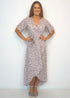 Dress The Maxi Wrap Dress - Blushing Leo dubai outfit dress brunch fashion mums