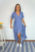 Dress The Maxi Wrap Dress - Ditsy Royal dubai outfit dress brunch fashion mums