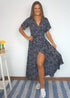 Dress The Maxi Wrap Dress - Indigo Garden dubai outfit dress brunch fashion mums