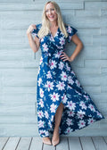 Dress The Maxi Wrap Dress - Lily Lake dubai outfit dress brunch fashion mums