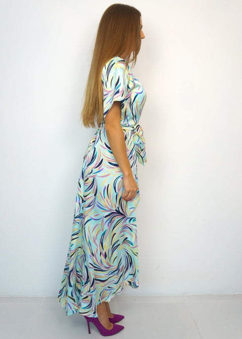 Dress The Maxi Wrap Dress - Mint Summer dubai outfit dress brunch fashion mums