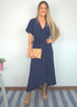Dress The Maxi Wrap Dress - Perfect Navy dubai outfit dress brunch fashion mums