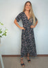 Dress The Maxi Wrap Dress - Royal Coral Jungle dubai outfit dress brunch fashion mums