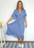 Dress The Midi Wrap Dress - Ditsy Royal dubai outfit dress brunch fashion mums