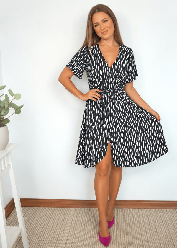 Dress The Midi Wrap Dress - MJ Dashes dubai outfit dress brunch fashion mums