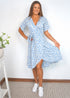 Dress The Midi Wrap Dress - Ocean Spots dubai outfit dress brunch fashion mums