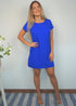 Dress The Mini Anywhere Dress - Royal Blue dubai outfit dress brunch fashion mums