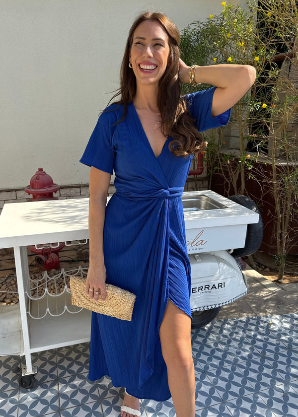 Dress The Pleated Wrap Dress - Royal Pleats dubai outfit dress brunch fashion mums