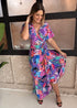 Dress The Stretch Wrap Dress - Tropical Rainbow dubai outfit dress brunch fashion mums