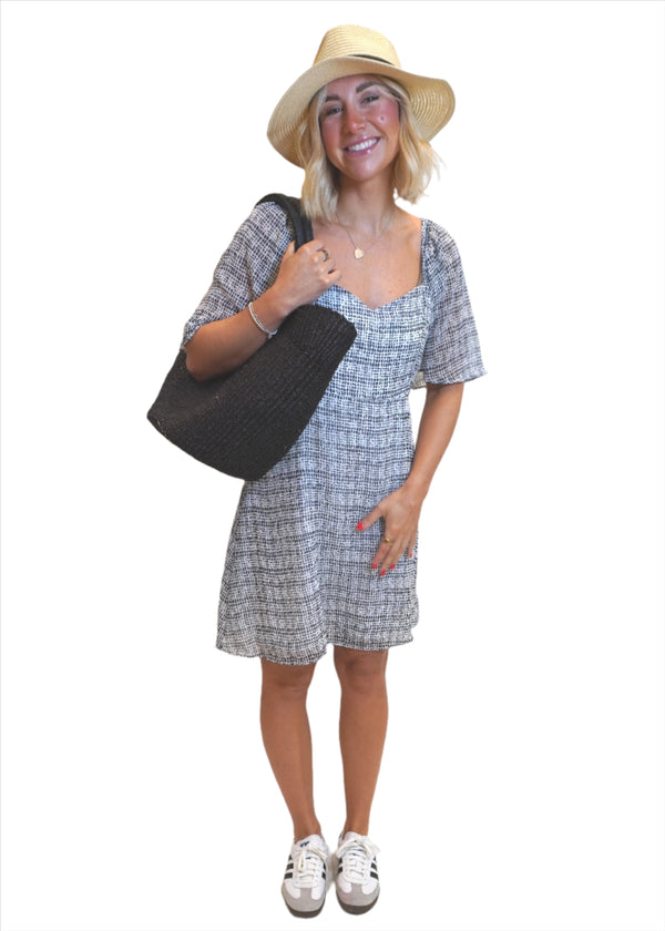 Dress The Summertime Mini - Checkered Nights dubai outfit dress brunch fashion mums