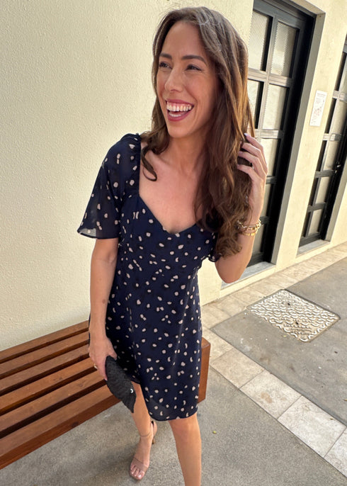 Dress The Summertime Mini - Indigo Jungle dubai outfit dress brunch fashion mums