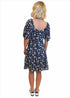 Dress The Summertime Mini - Navy Daisies dubai outfit dress brunch fashion mums