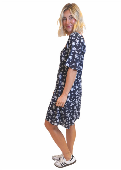 Dress The Summertime Mini - Navy Daisies dubai outfit dress brunch fashion mums