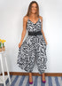 Jumpsuit One size (fits UK 6-18) The Harem Jumpsuit - Black Bouquet dubai outfit dress brunch fashion mums