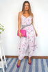 Jumpsuit One size (fits UK 6-18) The Harem Jumpsuit - Feathered Floral dubai outfit dress brunch fashion mums